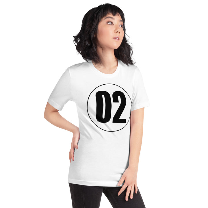 Unisex t-shirt: Black on White 02