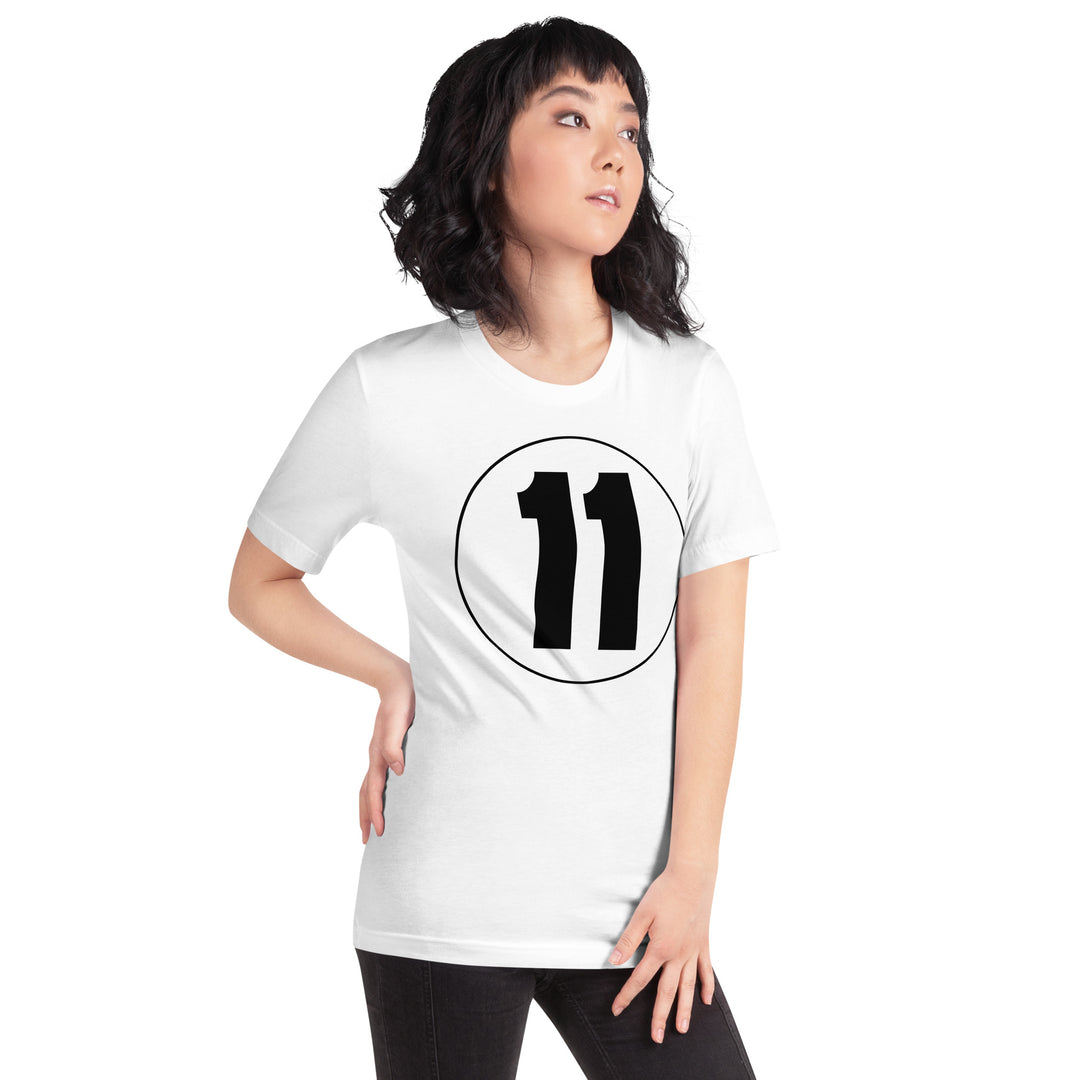 Unisex t-shirt: Black on White 11