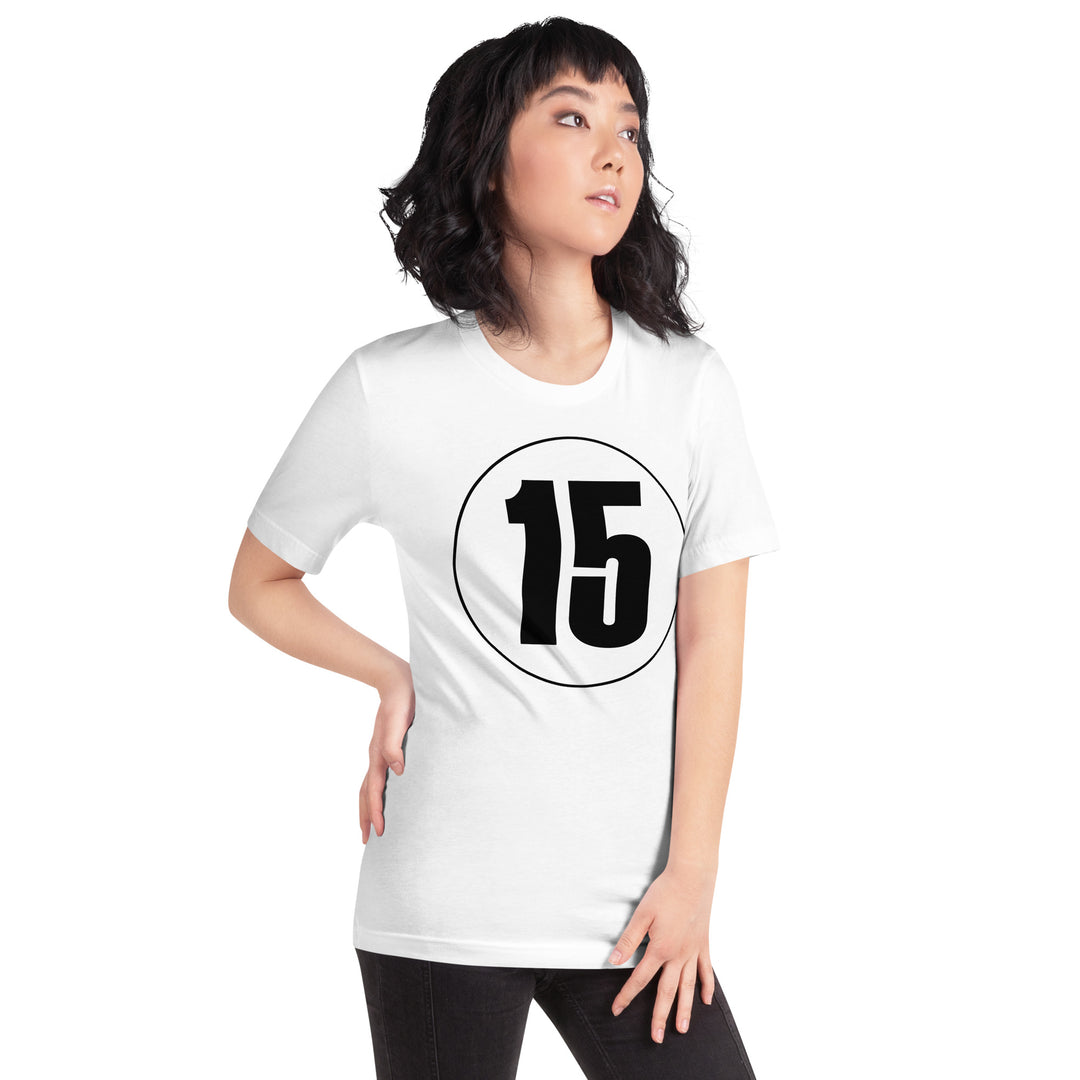 Unisex t-shirt: Black on White 15