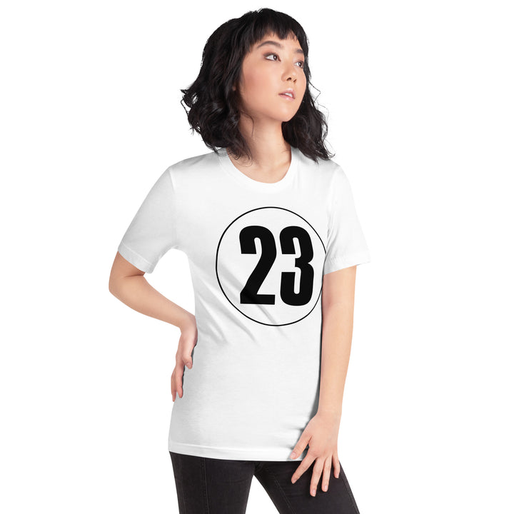 Unisex t-shirt: Black on White 23