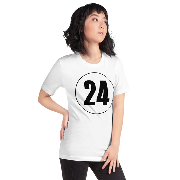 Unisex t-shirt: Black on White 24