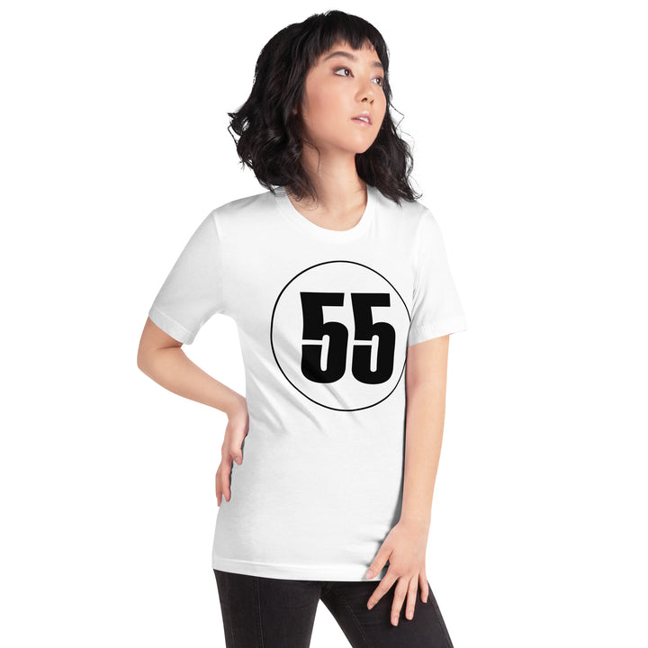 Unisex t-shirt: Black on White 55