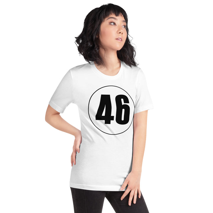 Unisex t-shirt: Black on White 46