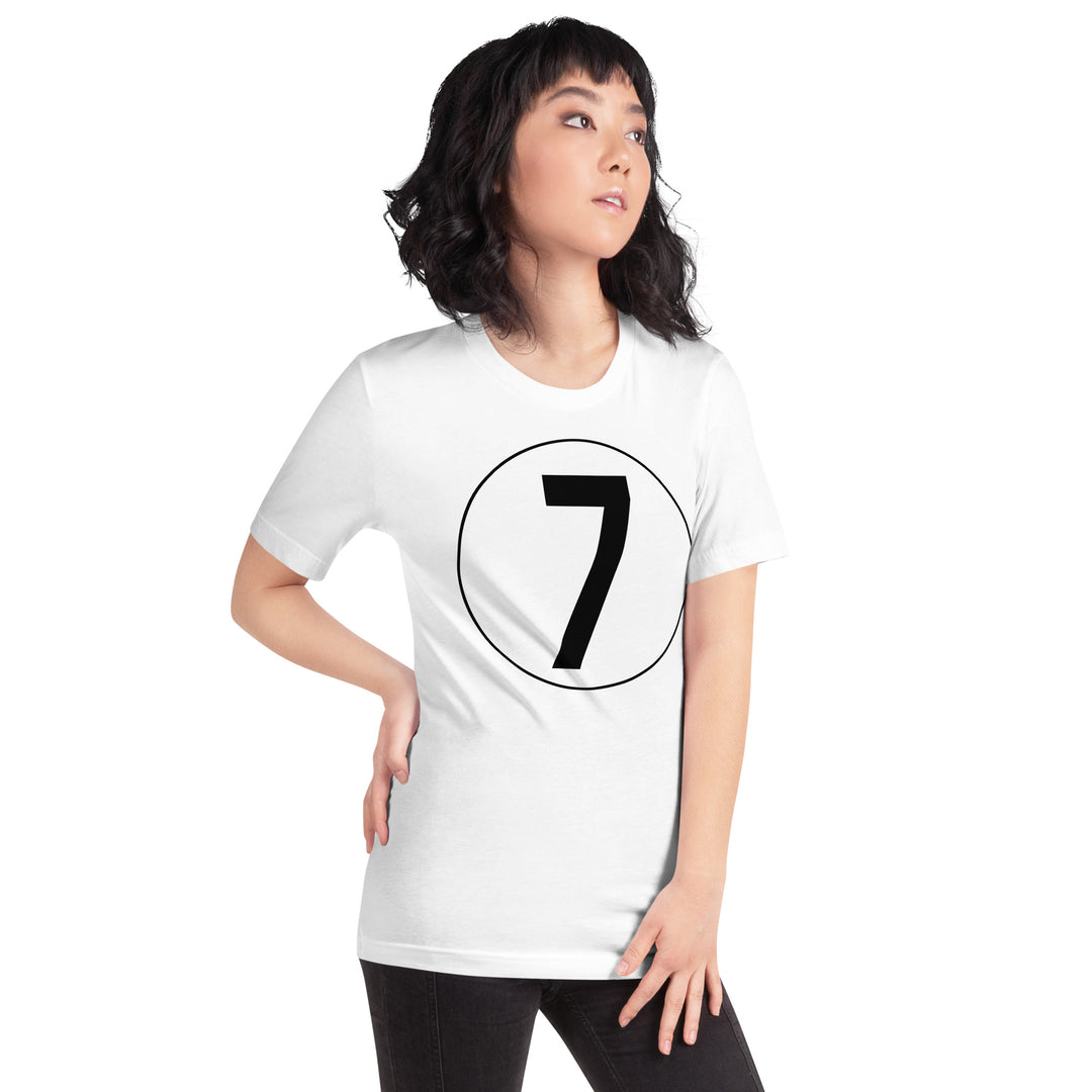 Unisex t-shirt: Black on White 7